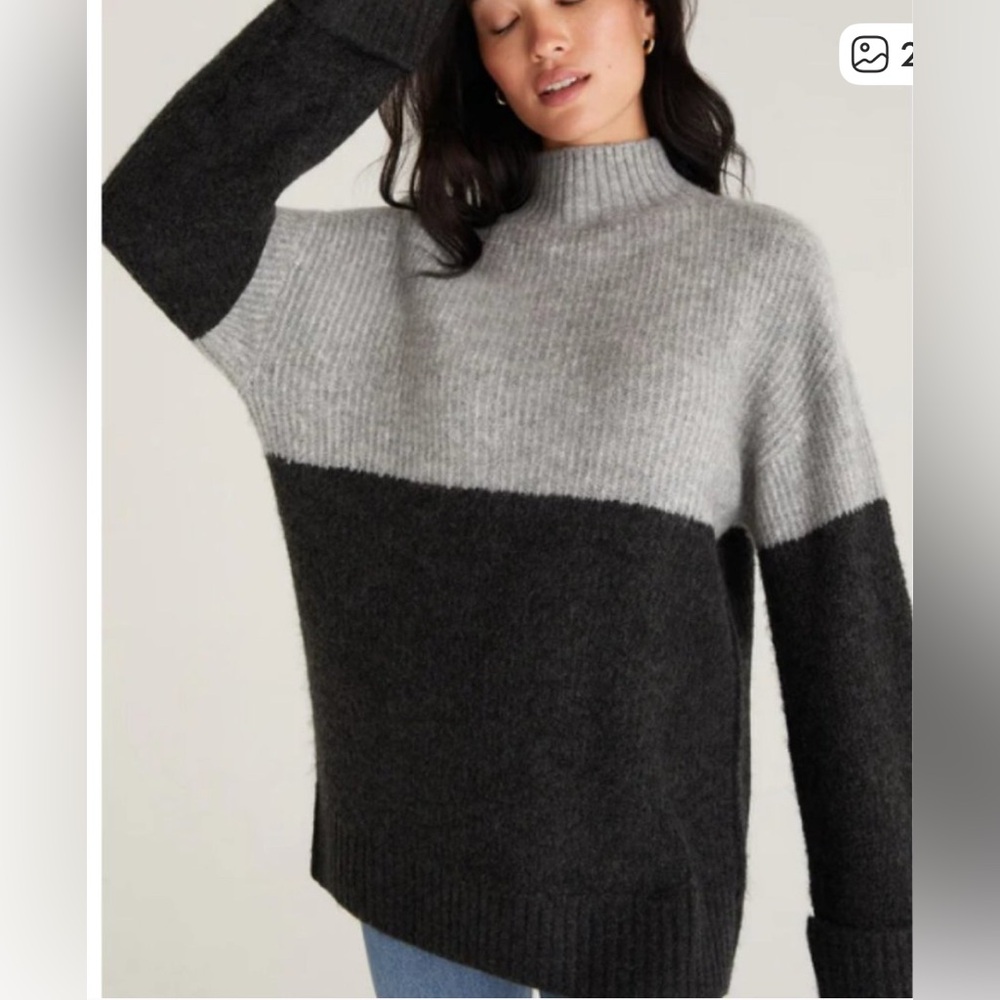 Z Supply Colorblock Sweater M